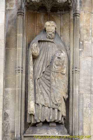 Bath - Sculptures at Bath Abbey Church