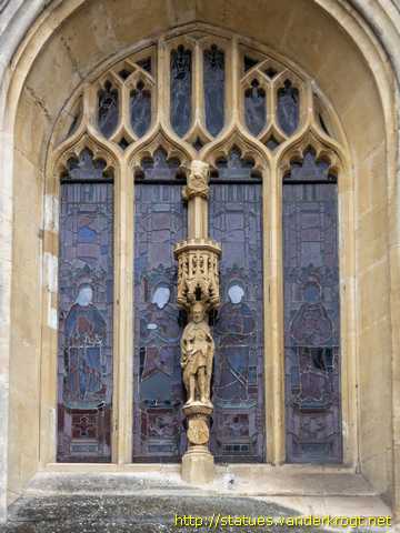 Bath - Sculptures at Bath Abbey Church