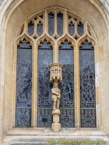 Bath - Sculptures at Bath Abbey Church