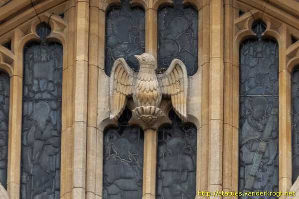Bath - Sculptures at Bath Abbey Church