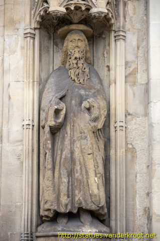 Bath - Sculptures at Bath Abbey Church