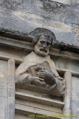 Bath - Sculptures at Bath Abbey Church