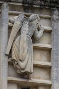 Bath - Sculptures at Bath Abbey Church