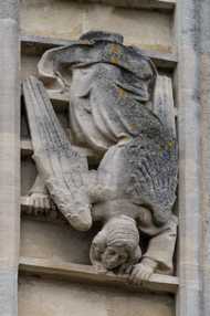 Bath - Sculptures at Bath Abbey Church