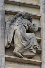 Bath - Sculptures at Bath Abbey Church