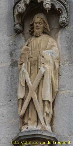 Bath - Sculptures at Bath Abbey Church