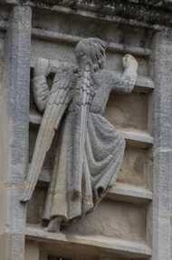 Bath - Sculptures at Bath Abbey Church
