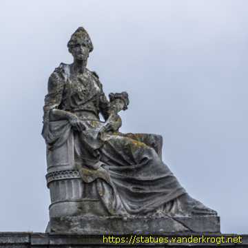 Dublin - Baile Átha Cliath - Statues at the Four Courts